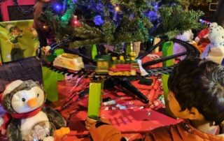 Christmas Tree Train & Toy Table hire