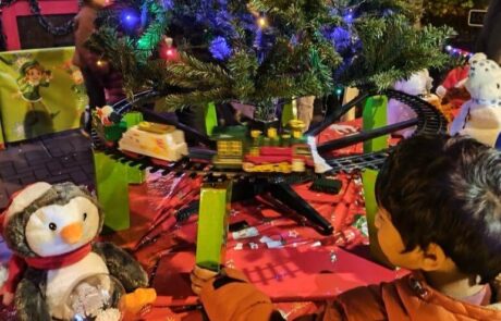 Christmas Tree Train & Toy Table hire