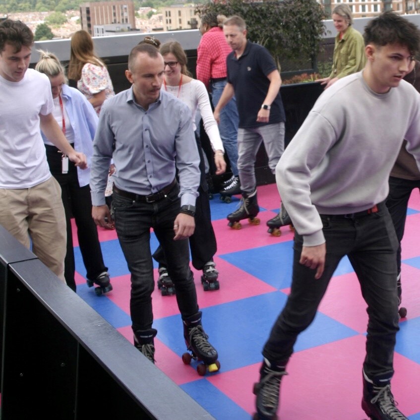 Roller Rink Party hire