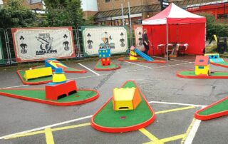 Council Run event with Crazy Golf