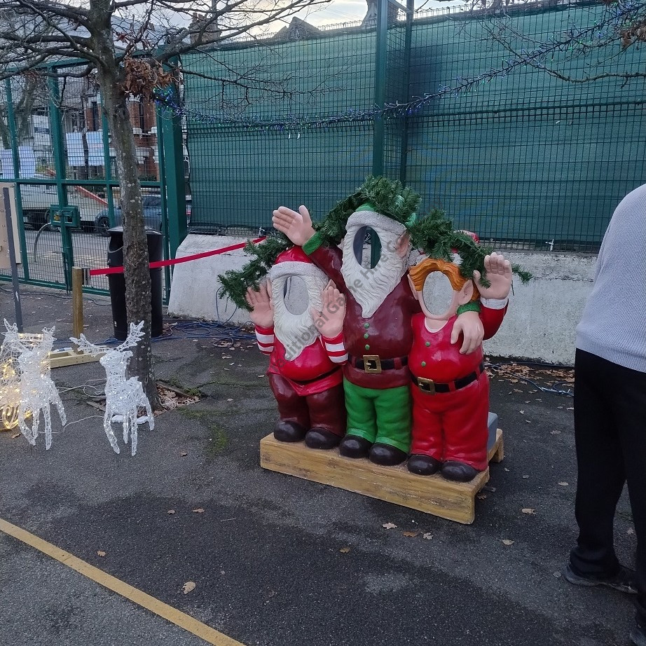 Outdoor Christmas Market wonderland hire elves