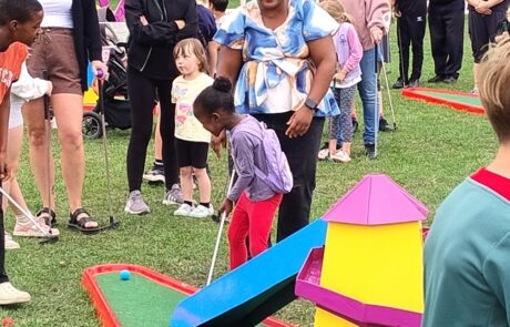 Fete with Crazy Golf hire