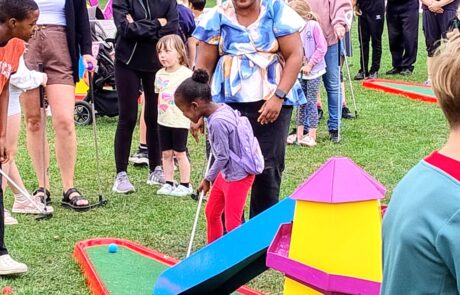 Fete with Crazy Golf hire