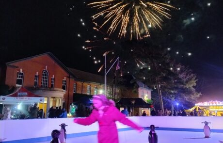 ice skating hire fireworks
