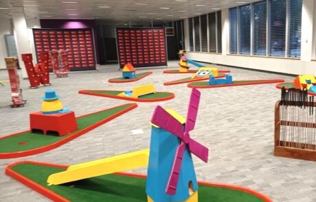 Indoor Crazy Golf hire