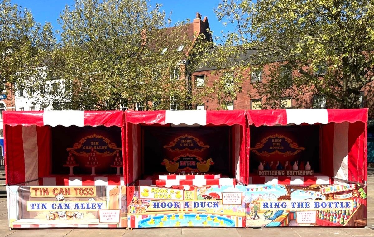 NEW Side Stall Banners hire