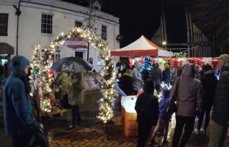 Outdoor Christmas Market wonderland hire