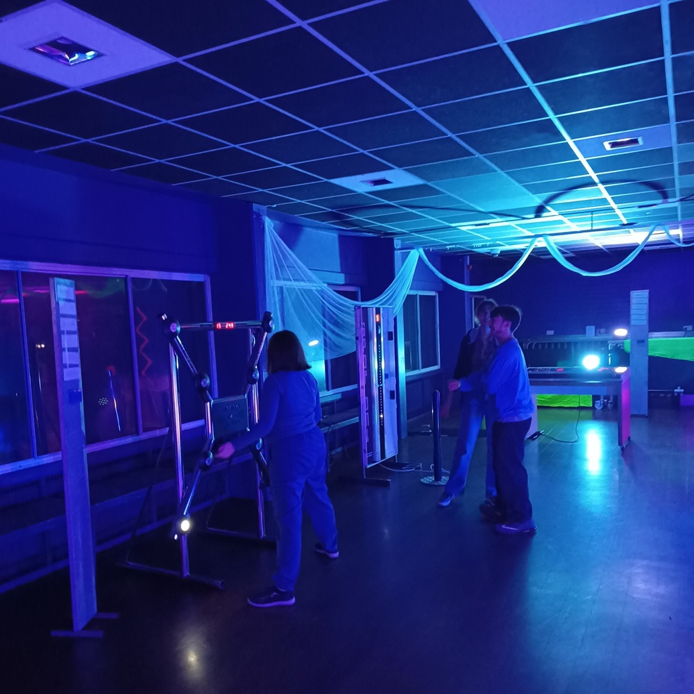 University event with Crazy Golf uv hire