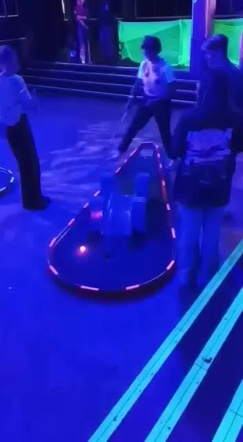 University event with Crazy Golf uv hire