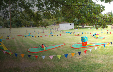 Obstacle Fun crazy golf hire
