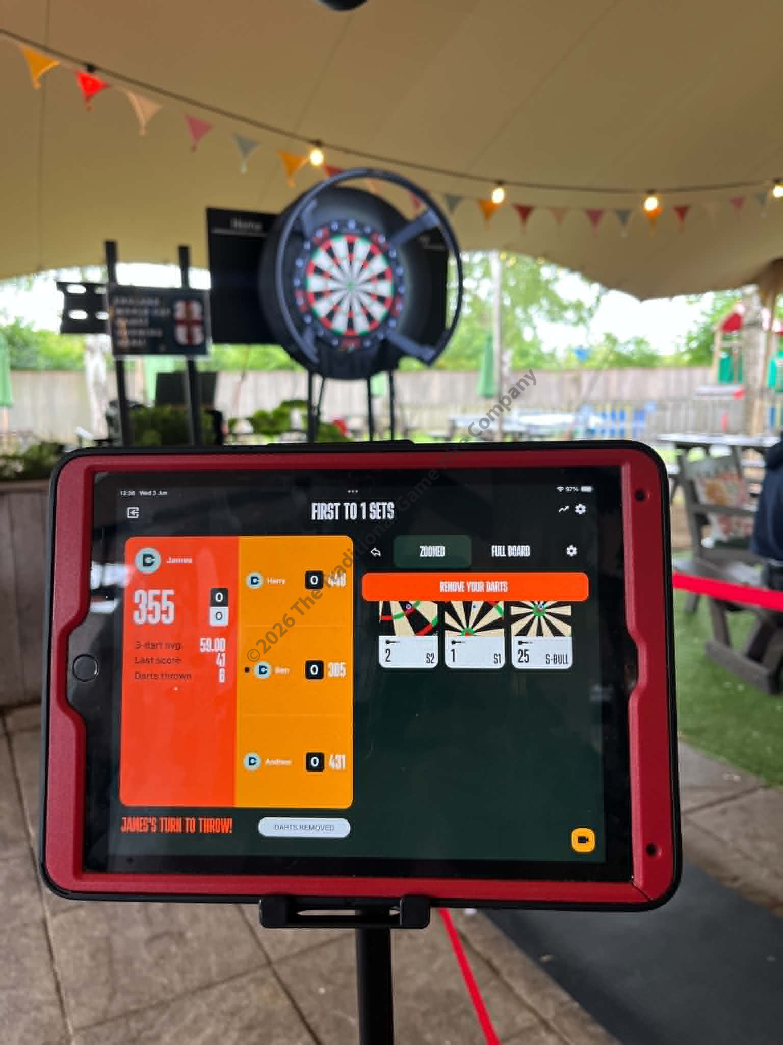 Electronic Steel Tipped Darts hire